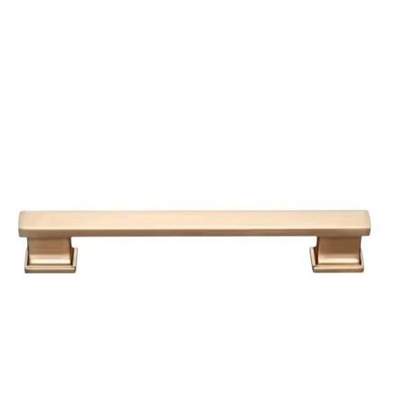 Sapphire Hexa Series 5 in. (128 mm) Center-to-Center Modern Gold Cabinet Handle/ - Picture 1 of 4